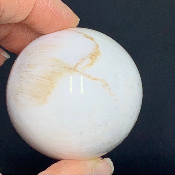 Flower Agate Sphere Crystal Ball Self Confidence Courage - Picture 10 of 17
